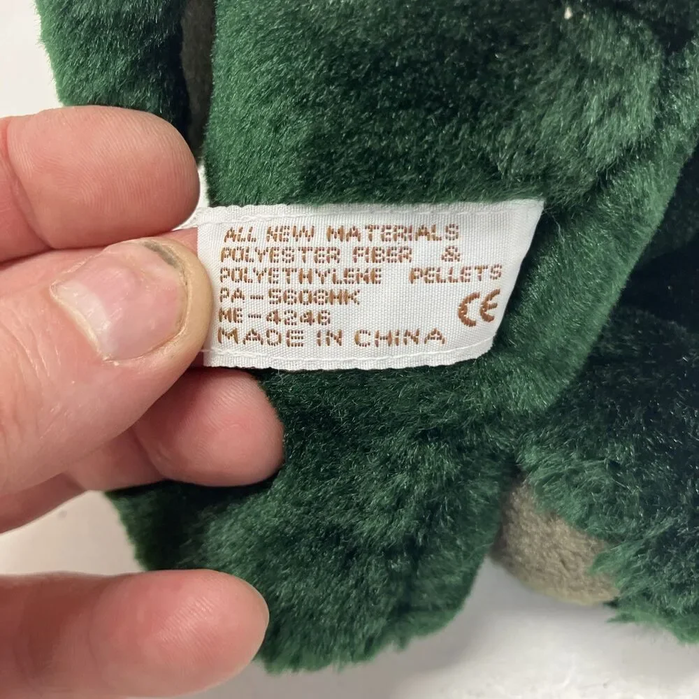 Vintage Velvets By Greek Hunter Green Teddy Bear 10